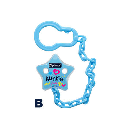 OPTIMAL Pacifier Holder With Plastic Clip