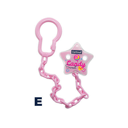 OPTIMAL Pacifier Holder With Plastic Clip