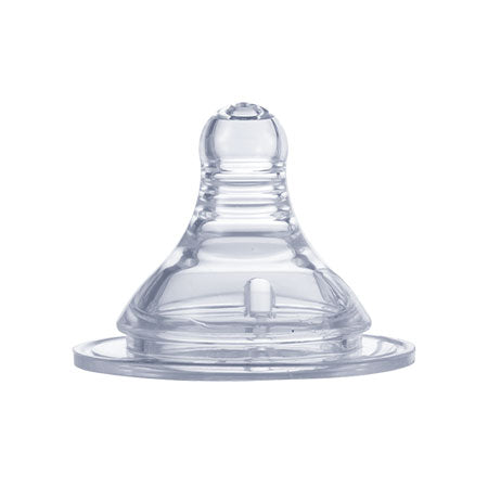 OPTIMAL Wide Neck Silicone Nipple 6+ (2Pcs)