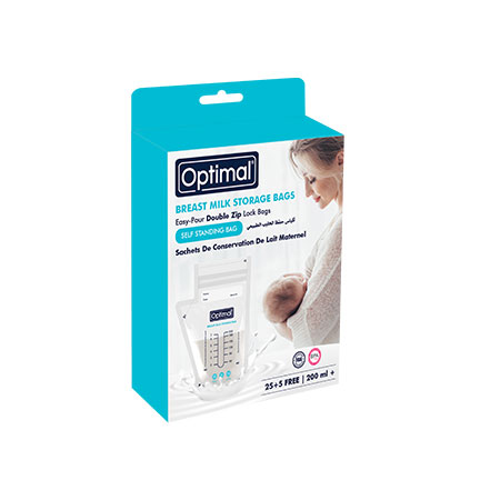 OPTIMAL Breast Milk Storage Bags 25+5