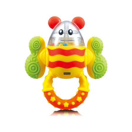OPTIMAL Bee Twist Rattle & Teether