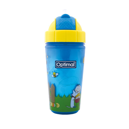 optimal Silicone Straw Cup (350ML)