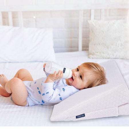 OPTIMAL Baby Crib Wedges Pillow 3 In 1