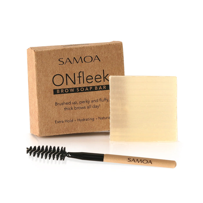 SAMOA OnFleek Brow Soap Bar + Brush