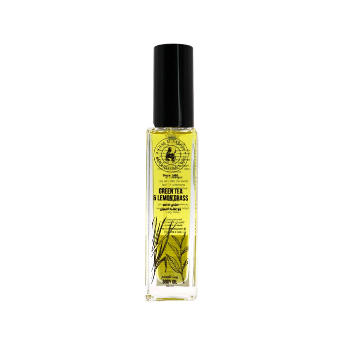 KHAN AL SABOUN GREEN TEA & LEMON GRASS BODY OIL