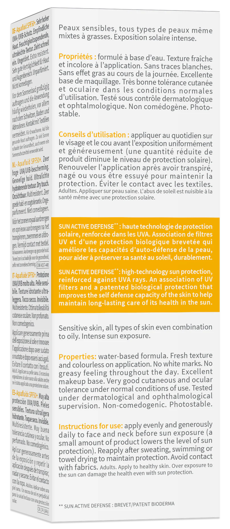 BIODERMA PHOTODERM AQUAFLUIDE SPF 50+ DRY TOUCH - INVISIBLE 40ML