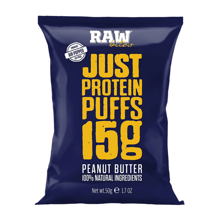 RAW BITES PEANUT BUTTER PUFFS 15G