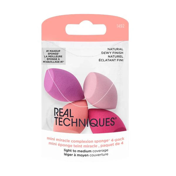 REAL TECHNIQUES 4 MIRACLE MINI COMPLEXION SPONGES