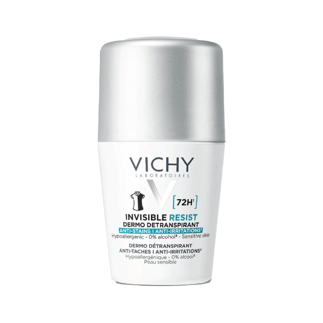 Vichy Deo Roll on Women Invisible Resist 72H Antistains/Anti-irritation 50ml