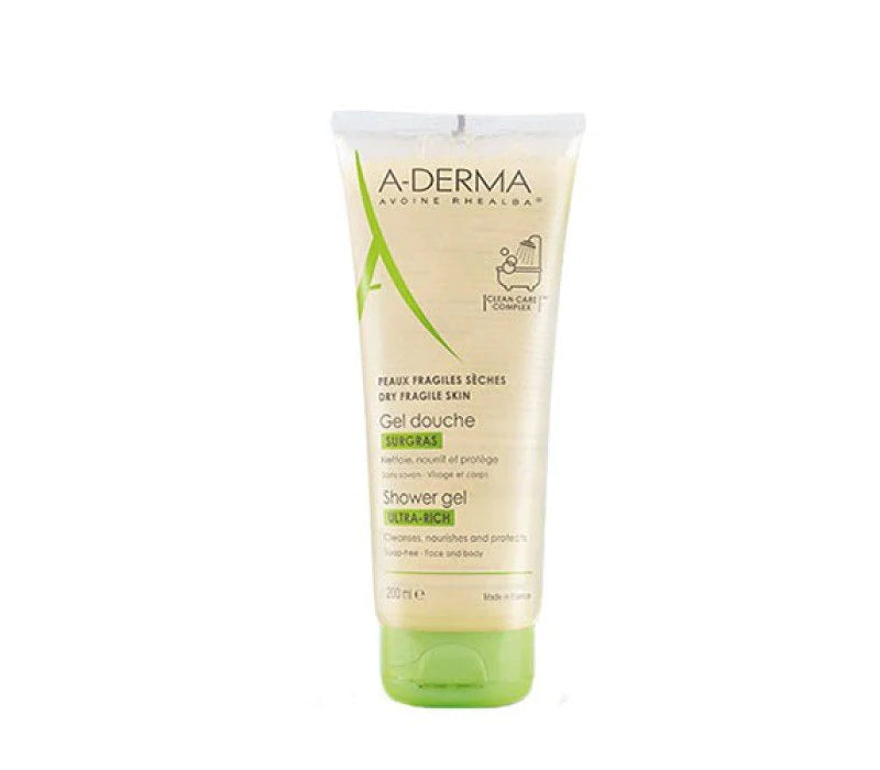 ADERMA GEL DOUCHE SURGRAS 200ML