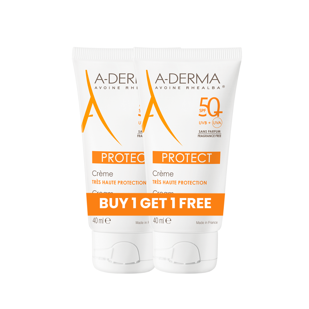 ADERMA PROTECT CREME SANS PARFUM SPF50+ 40ML Buy 1 Get 1 FREE