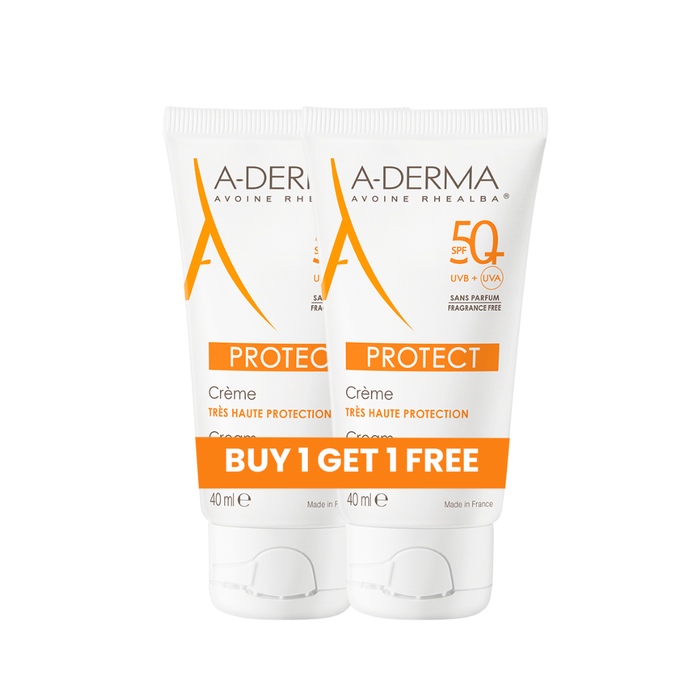 ADERMA PROTECT CREME SANS PARFUM SPF50+ 40ML Buy 1 Get 1 FREE