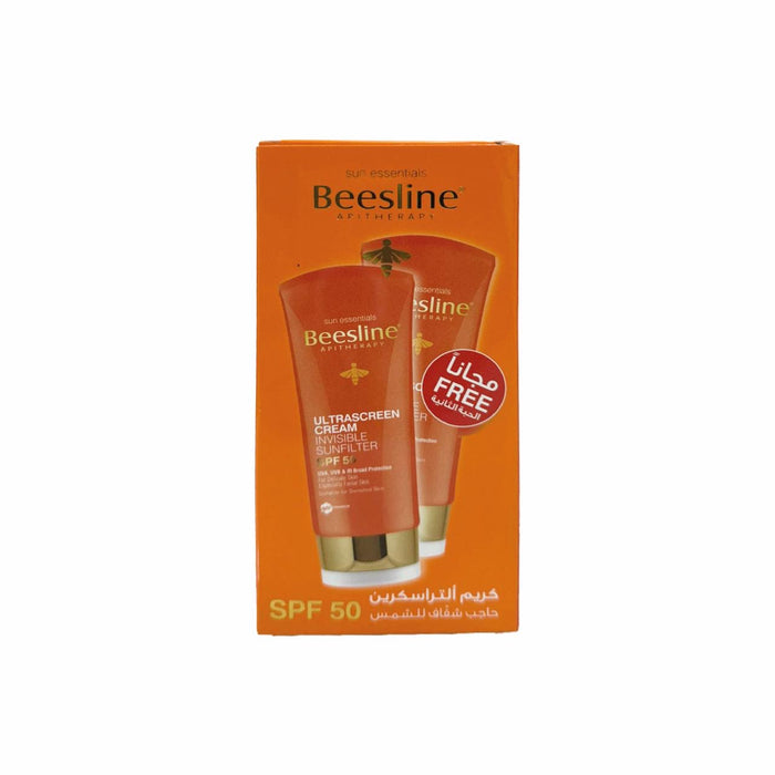 Beesline Buy 1 Get 1 FREE Ultra Screen Cream Invisible SPF50