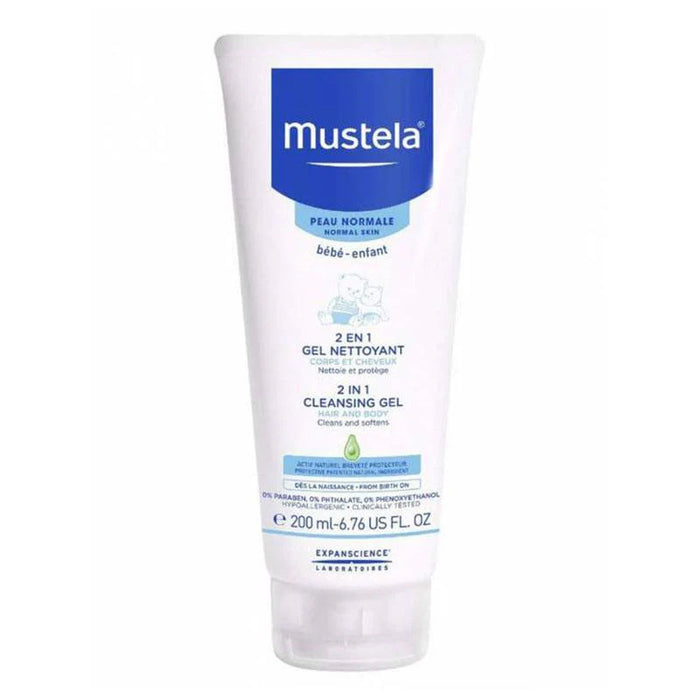 MUSTELA 2 IN 1 CLEANSING GEL 200ML