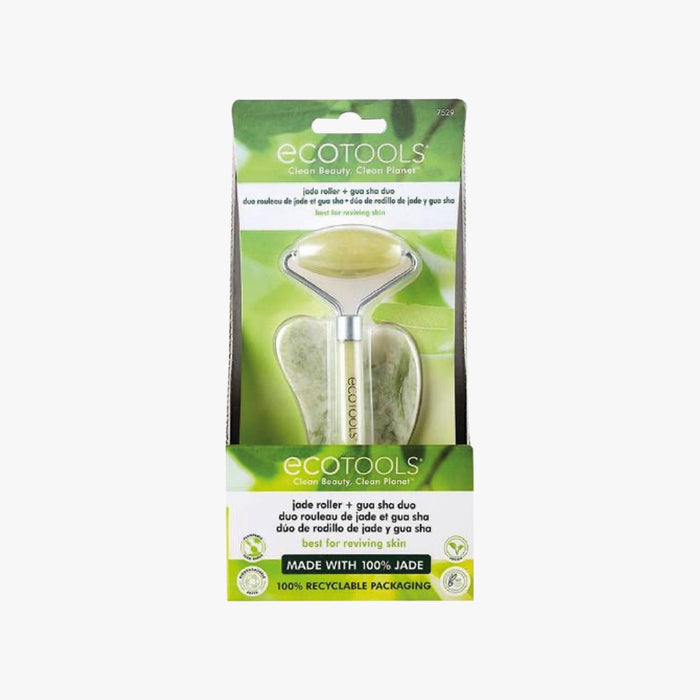 ECOTOOLS JADE ROLLER PLUS GUA SHA DUO