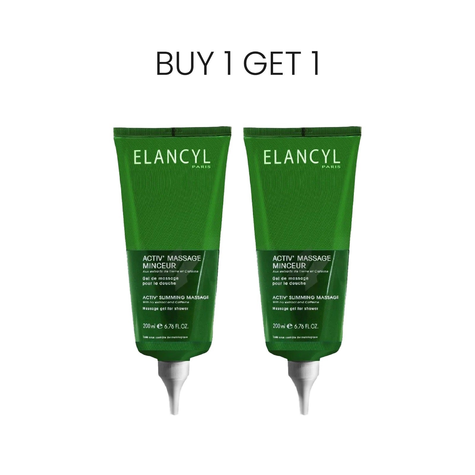 Buy 1 Get 1 FREE Elancyl Active Minceur Gel Douche 200ML