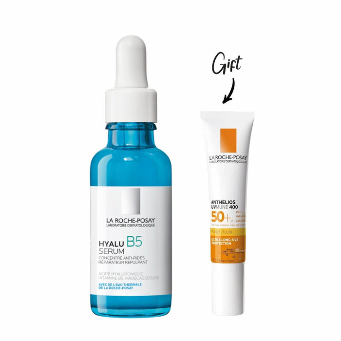 LA ROCHE POSAY HYALU B5 SERUM 30ML + FREE UVMUNE 15ML