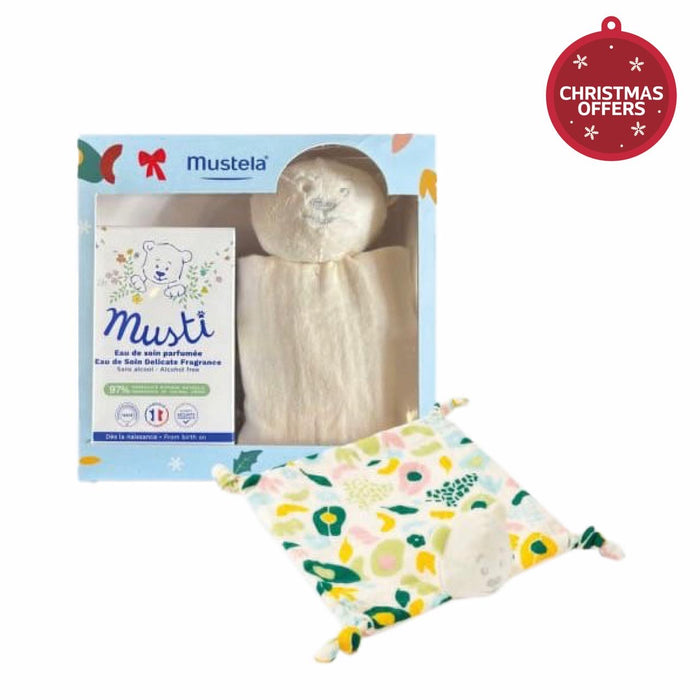 MUSTELA MUSTI EAU DE SOIN PERFUME 50ML COFFREE DODO BLANKET