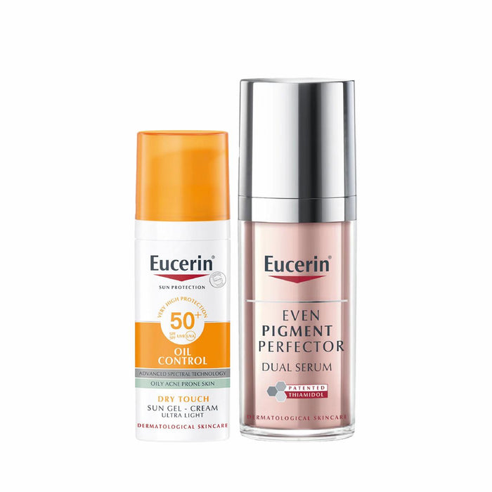 Eucerin EVEN PIGMENT PERFECTOR DUAL SERUM 30 ML+ FREE Eucerin Dry Touch Sample Sunscreen 20ML