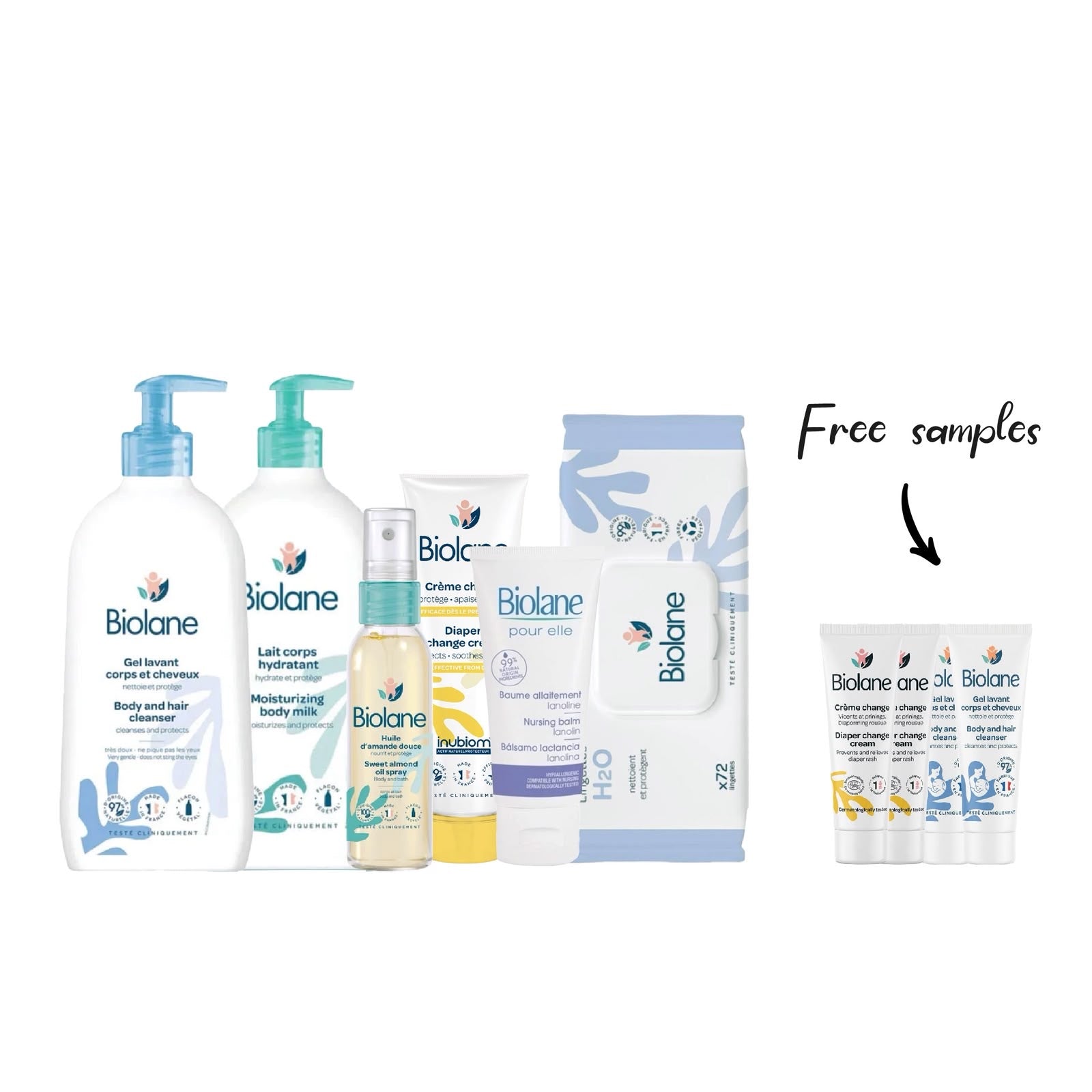 Biolane Newborn Baby Set + 4 mini samples