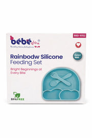 Bebedou Rainbow Silicone Feeding Set 6M+