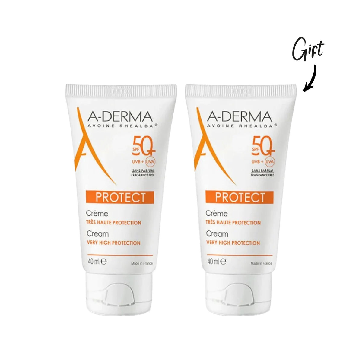 ADERMA PROTECT CREME SANS PARFUM SPF50+ 40ML Buy 1 Get 1 FREE