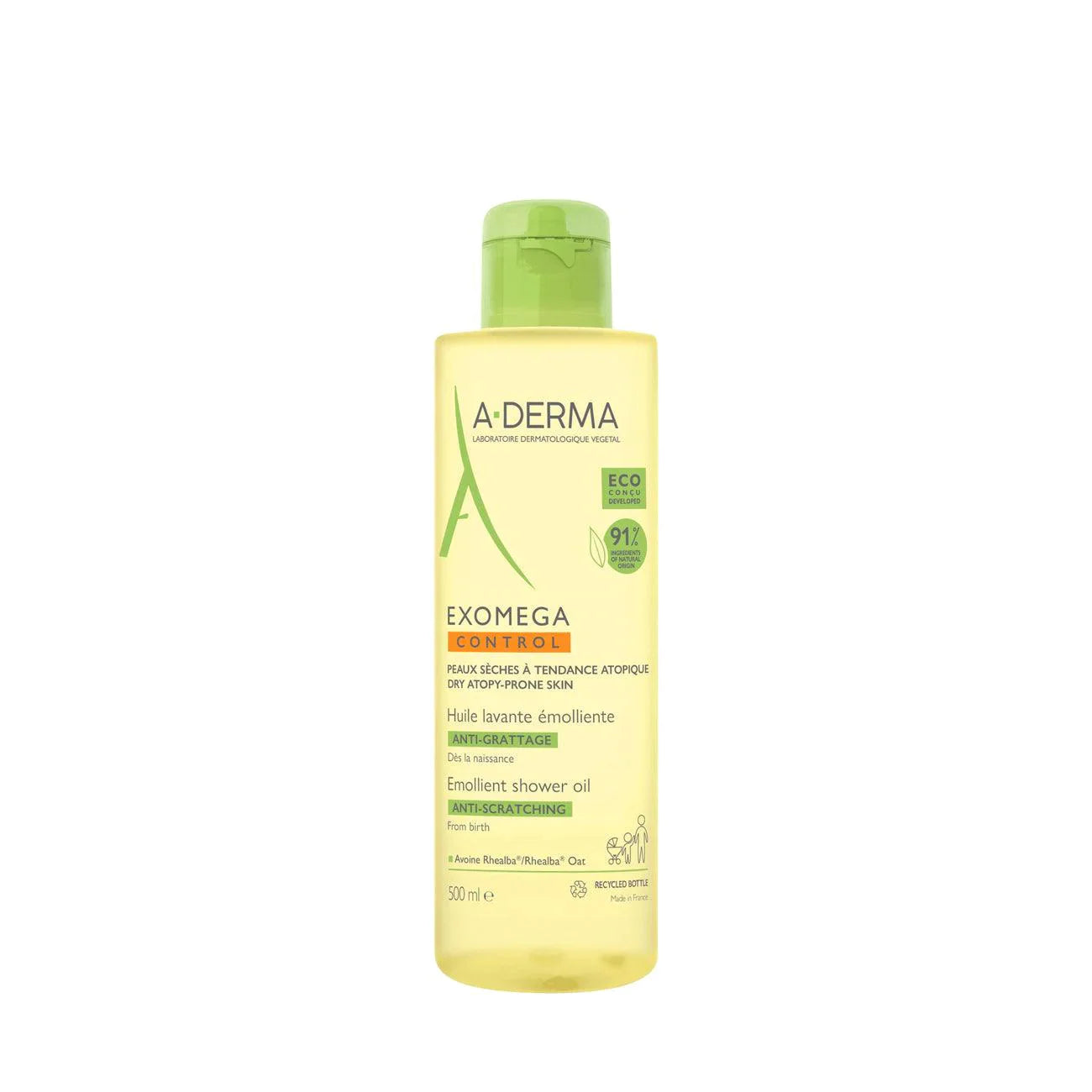 ADERMA EXOMEGA HUILE LAVANTE EMOLLIENTE 500ML
