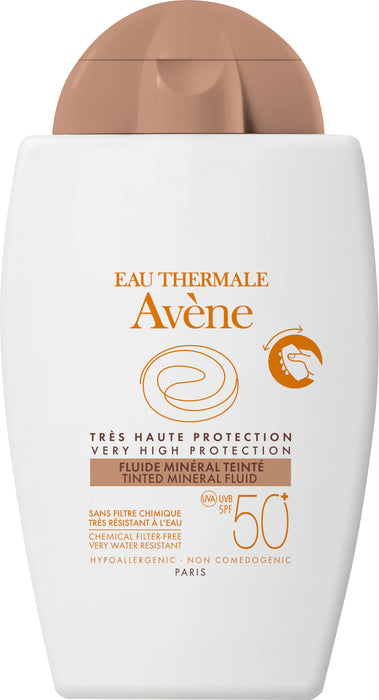 AVENE FLUID MINERAL 50 TINTED 40ML