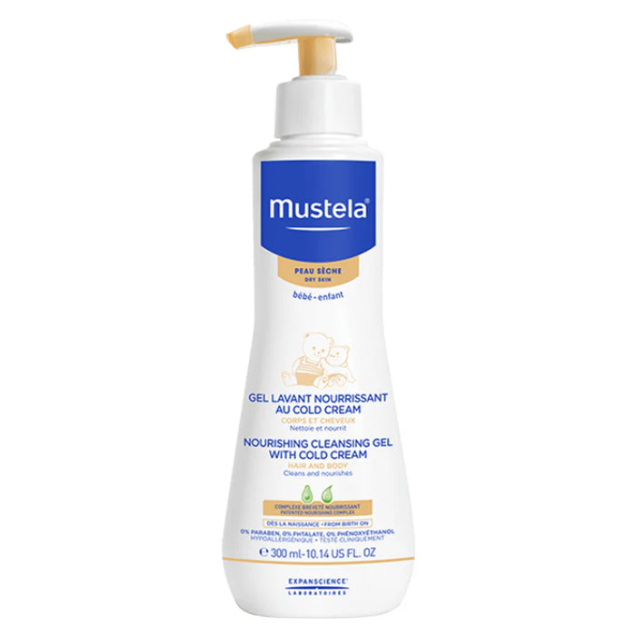 MUSTELA NOURISHING CLEANSING GEL WITH COLD CREAM 300ML