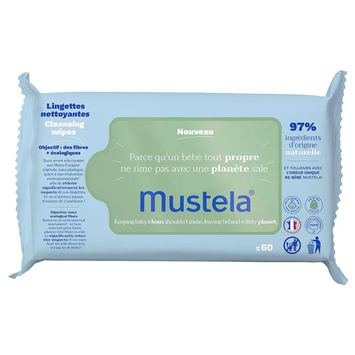 MUSTELA CLEANSING WIPES X 60