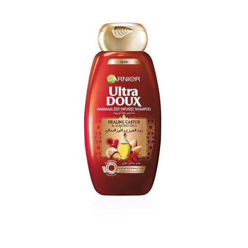 ULTRA DOUX CASTOR AND ALMOND OIL HAMMAM ZEIT INFUSED SHAMPOO