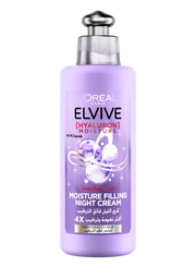 LOREAL ELVIVE HYALURON MOISTURE FILLING NIGHT CREAM 200ML