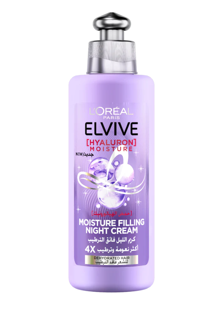 LOREAL ELVIVE HYALURON MOISTURE FILLING NIGHT CREAM 200ML