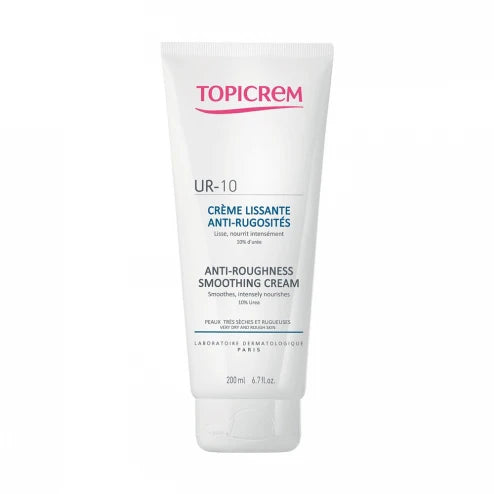 TOPICREM SOS UR10 ANTI-ROUGHNESS SMOOTHING REPAIR CREAM 200ML
