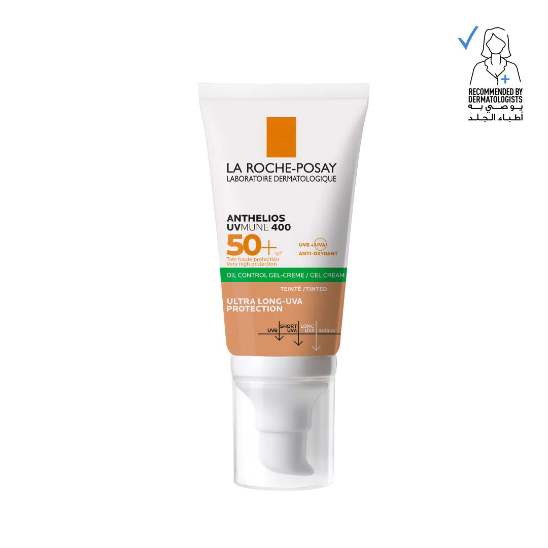 LA ROCHE POSAY ANTTHELIOS UVMUNE TINTED DRY TOUCH GEL-CREAM ANTI-SHINE 50ML